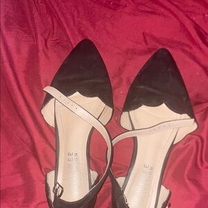 Black & Cream Women's Shoes